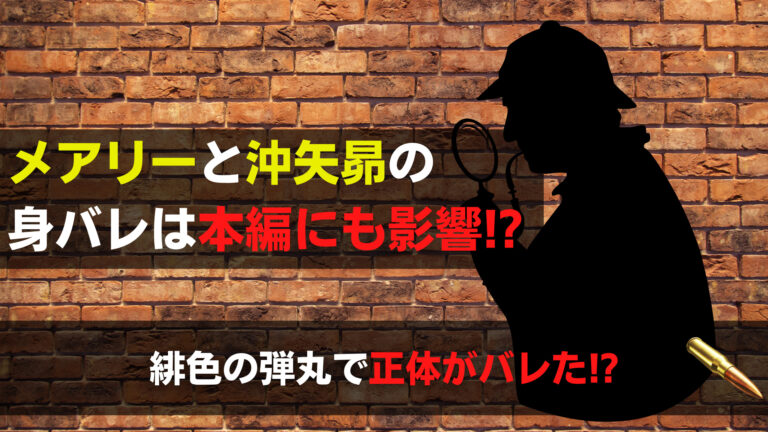 メアリーと沖矢昴は気づいてる 互いの正体の確認は不要の忠告 関心あること 悩みごと