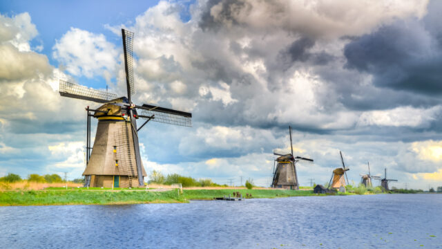 オランダ風の風車