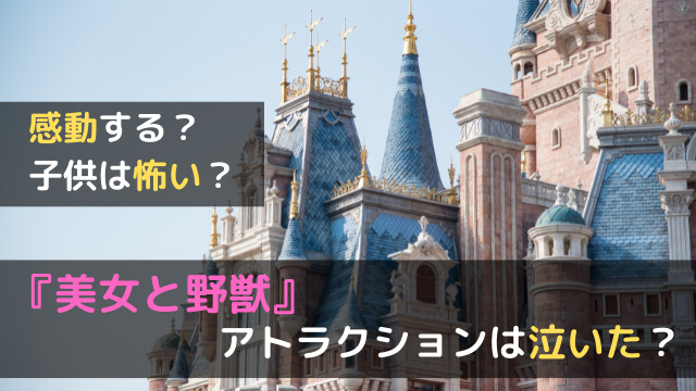 美女と野獣のアトラクションで泣いた 感動は待機中から始まっている 関心あること 悩みごと